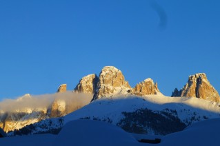 Winter in Canazei